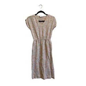 Vintage Cream Midi Dress